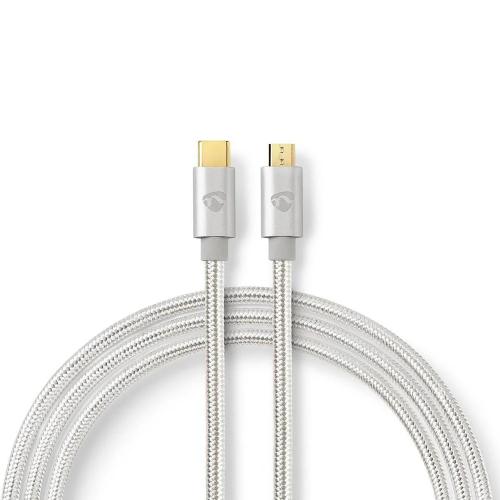 Cable Usb 2.0 | Tipo C Macho - Micro B Macho | 3,.