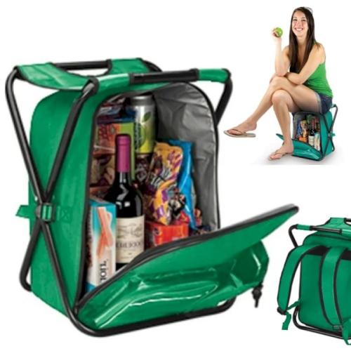 Bolsa Térmica 3 En 1 Función Silla, Bolsa Y Mochi.