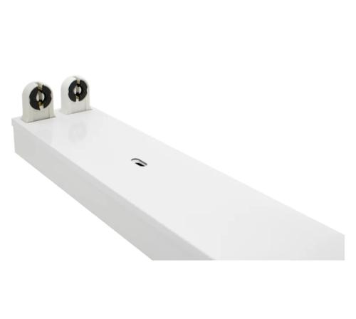 Armadura Para T8 Led 2x120cm Ligaçao 1 Lado
