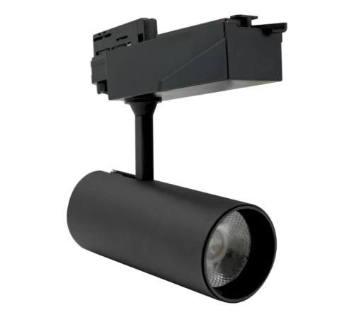 Projetor Calha LED COB 30W IP20 6500K Preto