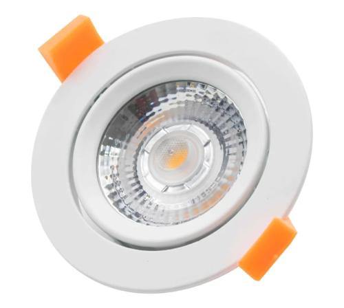 Downlight LED 5w 6500k Redondo Basculante