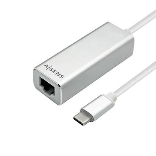 ADAPTADOR USB 3.1 GEN1 USB-C A RJ45 AISENS Preto