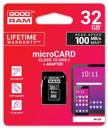 Cartão Micro Sd Goodram M1AA Preto