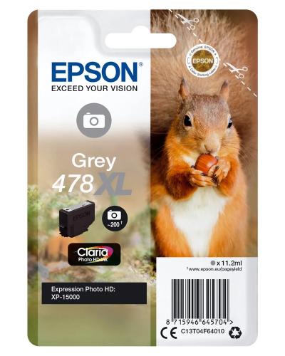 Tinteiro de Tinta Original Epson C13t04f64010 Cinzento