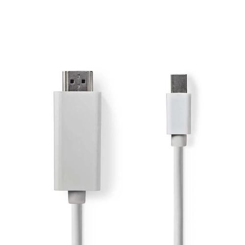 Cabo Adaptador Nedis Mini Dp - Hdmi Macho 2m Bran.