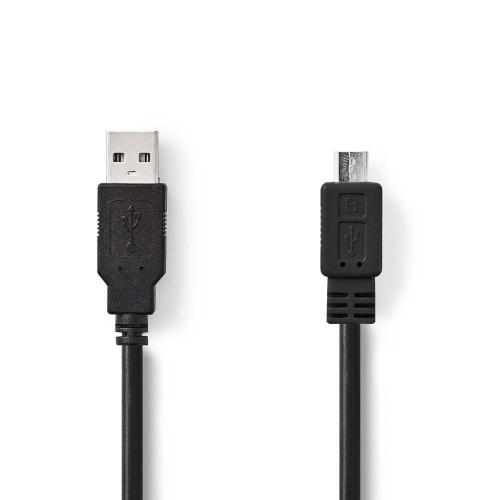 Cable Usb | Usb 2.0 | Usb-A Macho | Usb Micro-B Macho | 12 W | 480 Mbps | Niquelado | 1.00 M | Redon