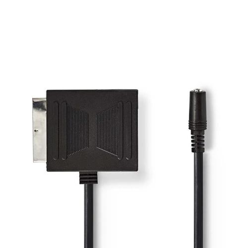 Adaptador Scart | Scart Macho - Scart Hembra + 3,.