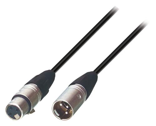 XLR 3-pin Male Speaker Cable - XLR 3 pinos Femini.