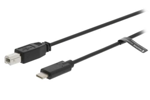 Cable Usb 2.0 Usb-C Macho - Usb-B Male 3 M Negro