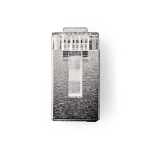 Conector De Rede Rj45 (8p8c) Macho - 10 Unidade.