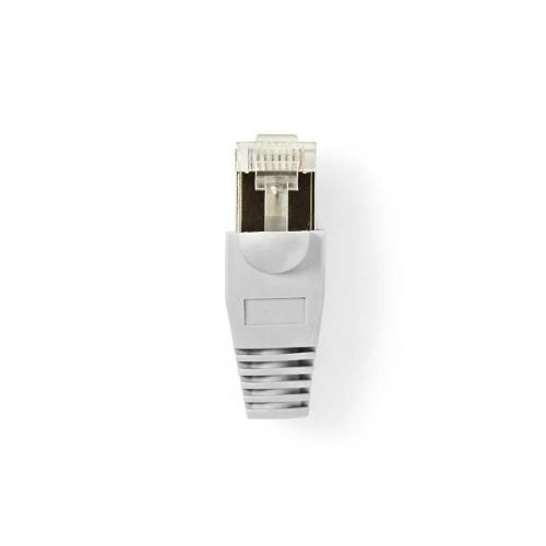 Conector Rj45 Utp Cat5 10 Pcs Cinza