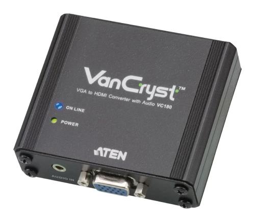 Conversor fêmea HDMI VGA - saída HDMI