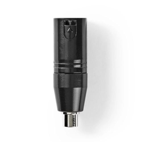 Adaptador Xlr 3 Pin Xlr Macho - Fêmea Rca 1 Peça