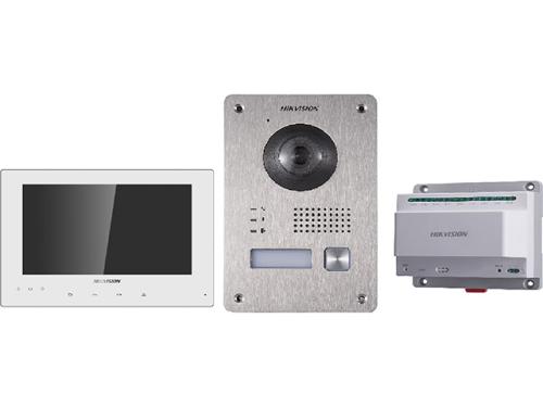 Kit Video Porteiro Ip 2 Fios Branco