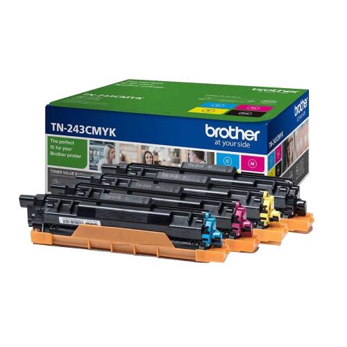 Brother Toner Multipack Tn-243cmyk F?r Dcp-L3510cdw/-L3550cdw/ Hl-L3210cw/-L3230cdw/-L3270cdw/ Mfc-L