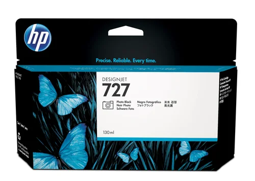 Tinteiro Hp 727 130ml Preto Photo (B3p23a)