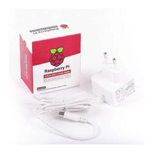 Raspberry Netzteil Original Für Pi4 Usb C 5.1v 3a Weiss