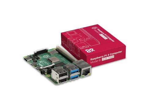 Caixa Vermelha/Branca Raspberry Pi 4