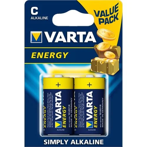 Pilha Alcalina Lr14/C 1.5v 2x Blister Varta