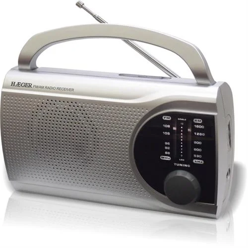 Haeger Radio Portatil Sintonizador Analogico Fm/Am