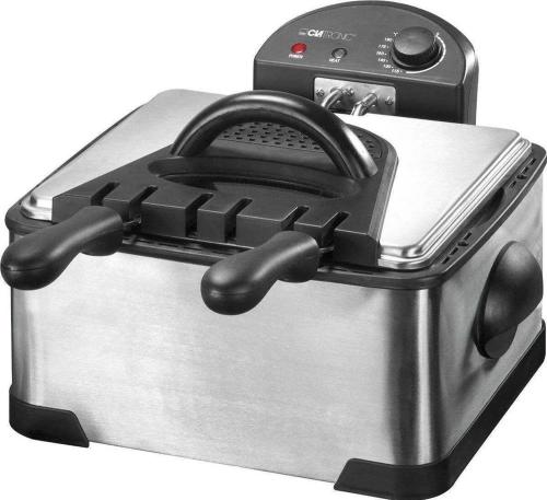 Clatronic Fr 3195 Double 4 L 2000 W Black Stainless Steel