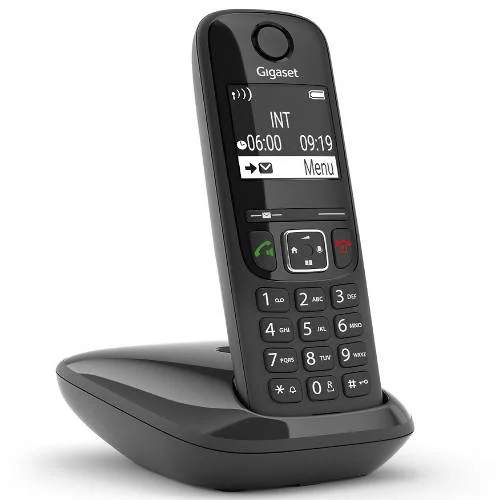 Telefone Digital S/ Fios Gigaset As690 Preto - Siemens