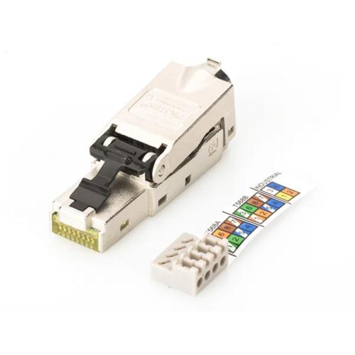 Conector Digitus Rj45 Apantallado Poe Ensamblaje .