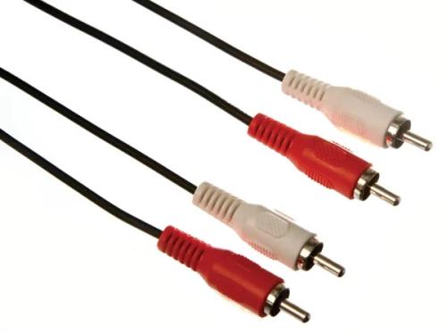 2 Ficha Rca Áudio - 2 Ficha Rca Áudio