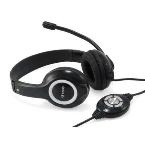 Equip Life Headset C/ Micro Função Mute e Vol Usb #Black Friday#