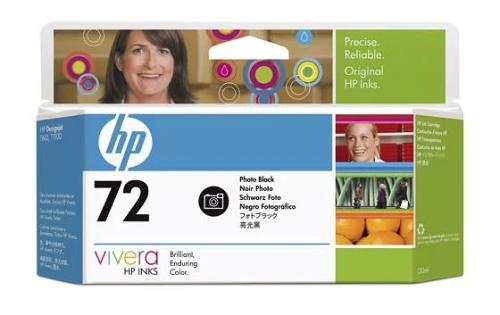 Tinteiro de Tinta Original Hp 72 Photo Preto