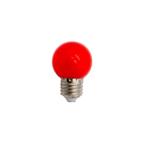 Lâmpada Led G45 E27 1w Vermelho 50lm