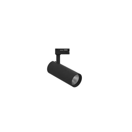 Projetor De Calha Led Preto 2 Circuitos 15w