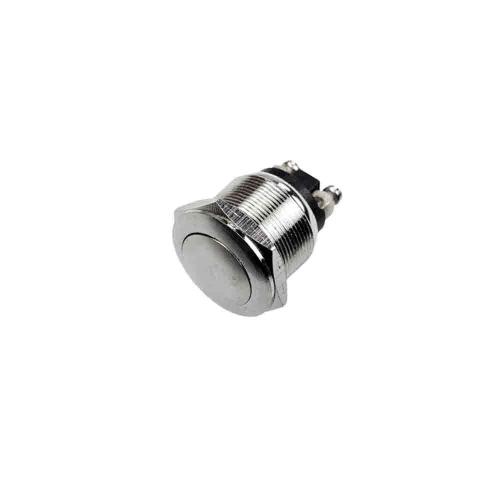 Pulsador Metalico 2a 250v Cromado