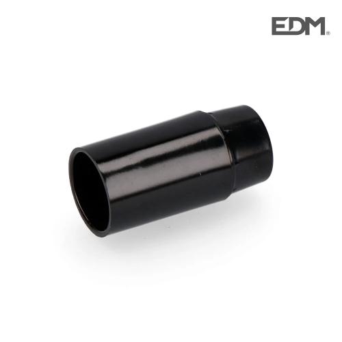 Casquilho Bk Reforçado E14 Preto Retractilado Edm