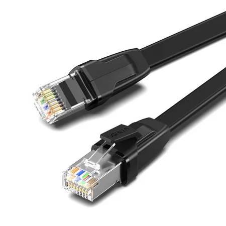 Cabo de Rede Ugreen Nw134 Flat Cat8 U/Ftp 30awg 2m Preto