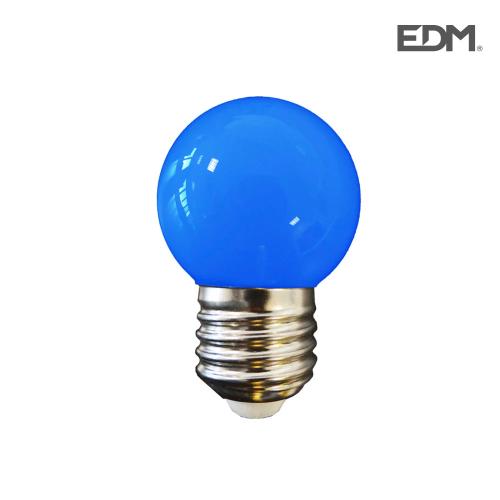 Lampada Led G45 E27 1,5w 80 Lm Azul Edm