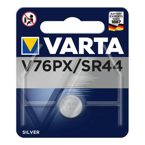 Pilhas Varta V76 Px1.55v Blíster 1un