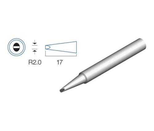 Ponta Plana 2.0mm P/ Ferro Soldar Hrv109 Hrv8200