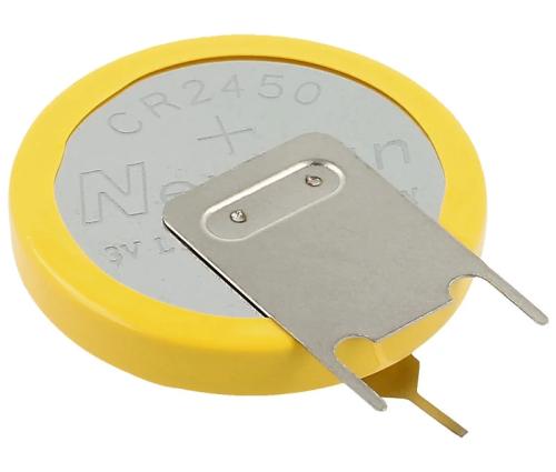 Pilha Litio Botao 3v 550mah Cr2450v C.i. Vertical