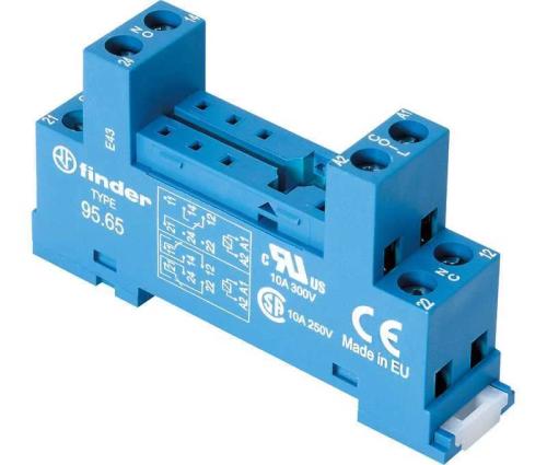 Base para rele tipo Z 2 contactos
