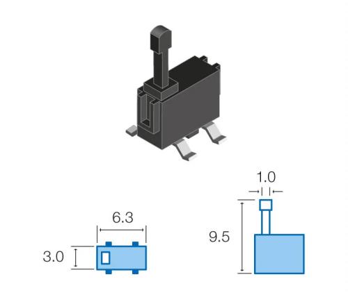 Interruptor Microswitch Fim Carreira 12vdc 50ma