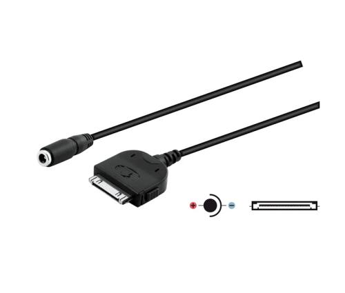 Cabo Adaptador Alimentação (Dc Fêmea-Ficha Ipod)