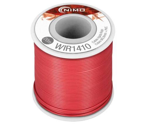 Bobine Fio Rigido Cobre 0,8mm P/ Montagens - 20m