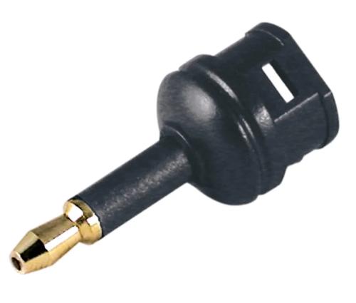 Adaptador Toslink Fêmea para Jack Óptico de 3,5 Mm