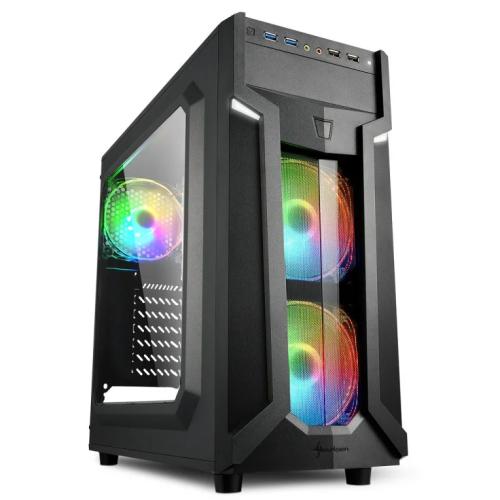 Sharkoon Gehäuse Vg6-W RGB Atx 1xacryl Schwarz