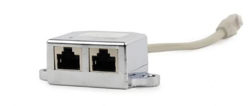 Adaptador Gembird Rj45 Macho a 2x Rj45 Hembra