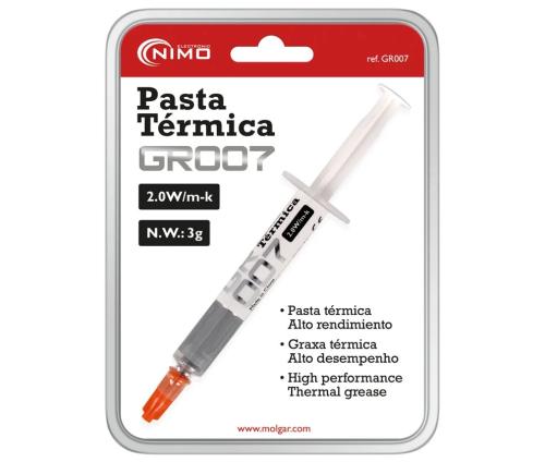 Pasta Térmica -50-200ºc (2.0w/M-K) Prateada (3g)