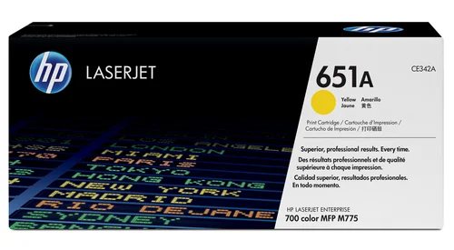 Toner Amarelo 651a Hp