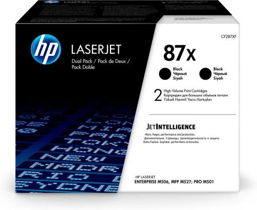 Hp 87x Black Cf287xd Pack 2