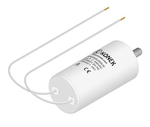 Condensador de Arranque Y Marcha de Motor, Cables